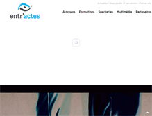 Tablet Screenshot of entractes.com